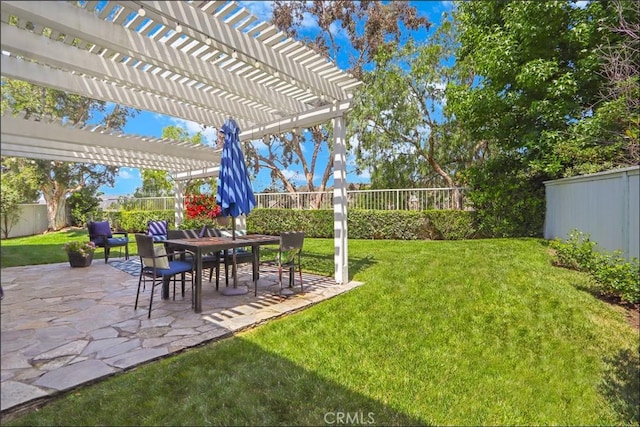 3 Blue Heron Ln, Aliso Viejo, CA 92656 - fenced backyard with a pergola and a patio area