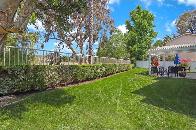 3 Blue Heron Ln, Aliso Viejo, CA 92656 - fenced backyard featuring a pergola and a patio