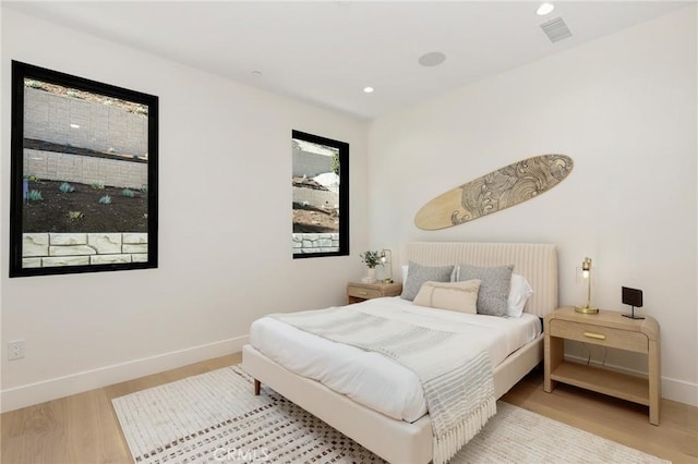 19031 Fowler Ave, North Tustin, CA 92705 - bedroom featuring wood finished floors and recessed lighting
