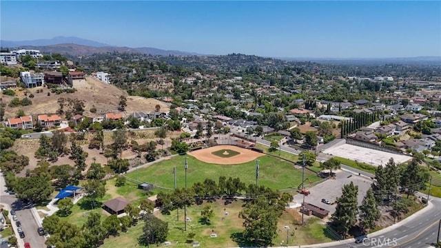 19031 Fowler Ave, North Tustin, CA 92705 - aerial perspective of suburban area featuring a mountainous background