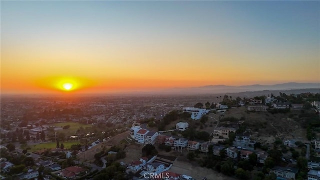 19031 Fowler Ave, North Tustin, CA 92705 - aerial view at dusk