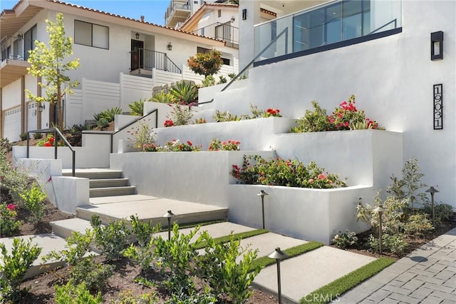 19031 Fowler Ave, North Tustin, CA 92705 - view of yard featuring stairs