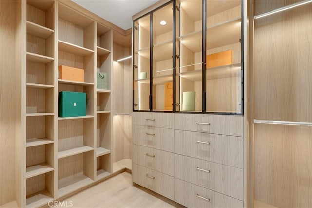 19031 Fowler Ave, North Tustin, CA 92705 - spacious closet with wood finished floors