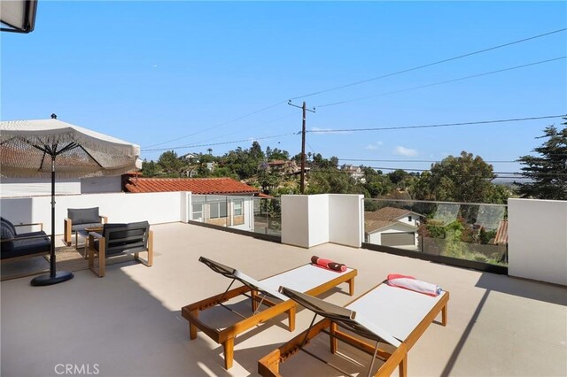 19031 Fowler Ave, North Tustin, CA 92705 - view of patio / terrace with outdoor lounge area