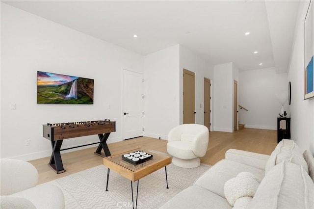 19031 Fowler Ave, North Tustin, CA 92705 - living area with light wood finished floors and recessed lighting