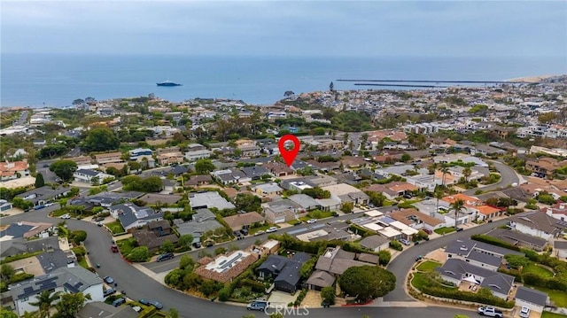 444 Morning Canyon Rd, Corona Del Mar, CA 92625 - aerial view of property and surrounding area featuring nearby suburban area and a large body of water