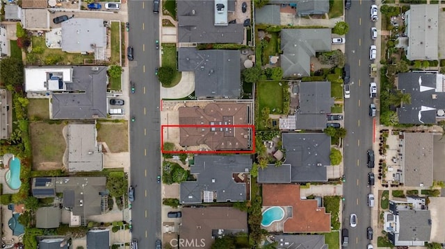 444 Morning Canyon Rd, Corona Del Mar, CA 92625 - aerial view of residential area with property parcel outlined