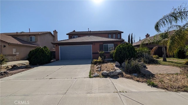 1679 Stoneside Dr, Hemet, CA 92545 - traditional-style home featuring concrete driveway, an attached garage, and stucco siding