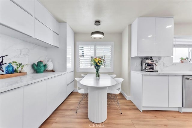 166 Alta St Unit B, Arcadia, CA 91006 - dining space featuring light wood-style flooring