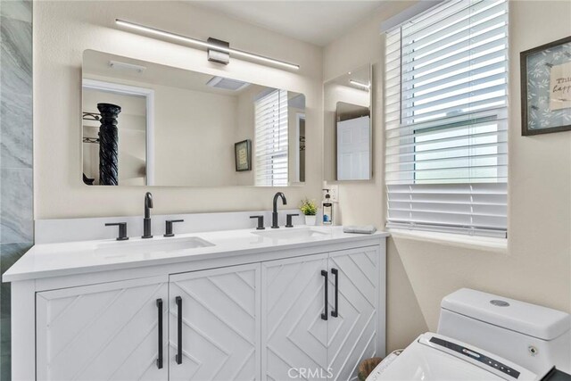 166 Alta St Unit B, Arcadia, CA 91006 - bathroom featuring double vanity and toilet