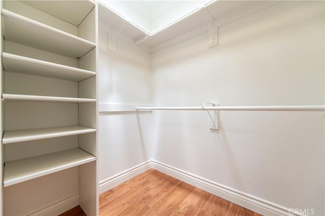 3238 San Amadeo Unit C, Laguna Woods, CA 92637 - walk in closet featuring wood finished floors