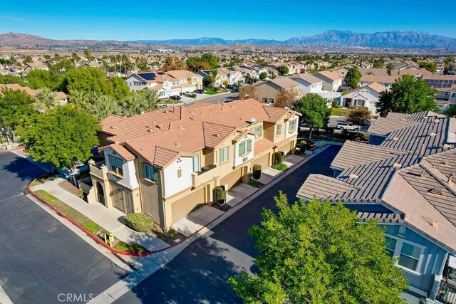 26327 Iris Ave Unit C, Moreno Valley, CA 92555 - aerial perspective of suburban area with a mountain backdrop