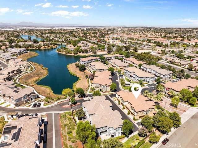 26327 Iris Ave Unit C, Moreno Valley, CA 92555 - aerial overview of property's location featuring a nearby body of water and nearby suburban area