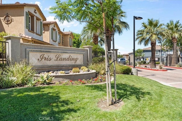 26327 Iris Ave Unit C, Moreno Valley, CA 92555 - community sign featuring a residential view