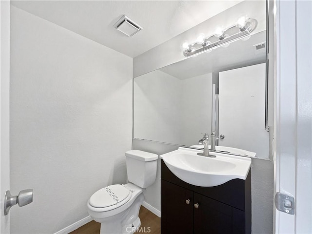 29923 Corte Cruzada, Menifee, CA 92584 - half bath with vanity and wood finished floors