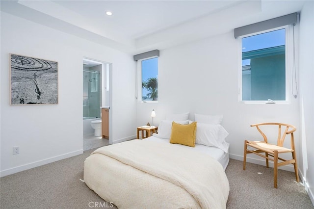 6191/2 Marguerite, Corona Del Mar, CA 92625 - carpeted bedroom featuring ensuite bath and recessed lighting