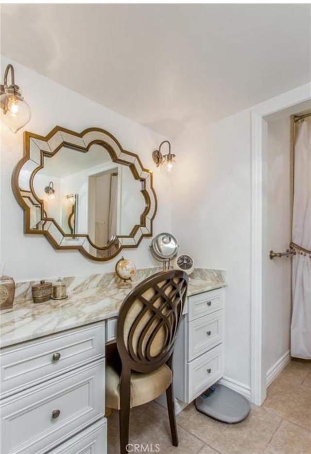 856 Ardmore Cir, Redlands, CA 92374 - bathroom featuring vanity and tile patterned flooring