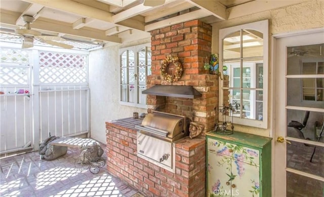 856 Ardmore Cir, Redlands, CA 92374 - view of patio with exterior kitchen