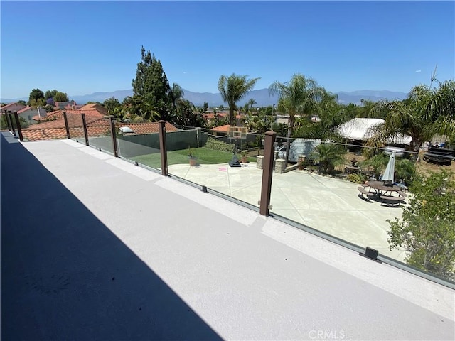 13761 Lomitas Ave, La Puente, CA 91746 - view of patio with a mountain view