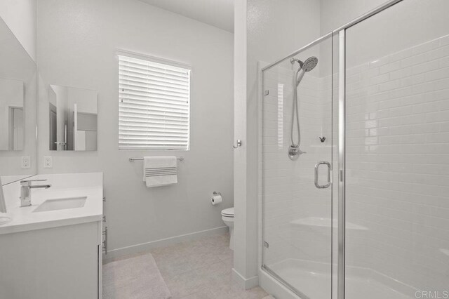 2035 Bravo Loop Unit 6, Chula Vista, CA 91915 - full bathroom with a stall shower, double vanity, and tile patterned floors
