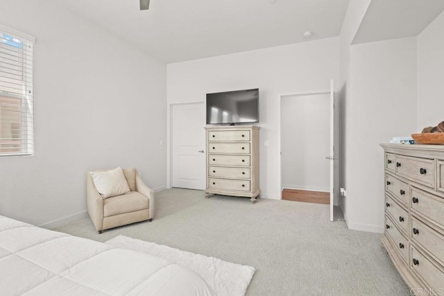 2035 Bravo Loop Unit 6, Chula Vista, CA 91915 - bedroom with light carpet and ceiling fan