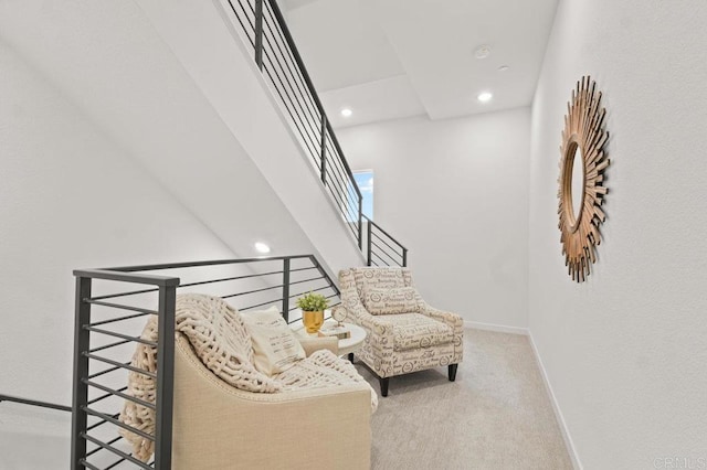 2035 Bravo Loop Unit 6, Chula Vista, CA 91915 - sitting room featuring carpet flooring and recessed lighting