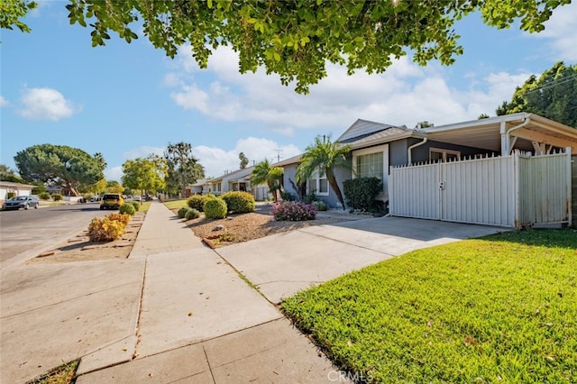 16908 Los Alimos St, Granada Hills, CA 91344 - view of front of property featuring concrete driveway and stucco siding