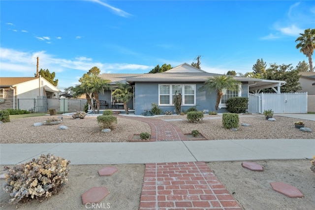 16908 Los Alimos St, Granada Hills, CA 91344 - single story home featuring a gate and stucco siding