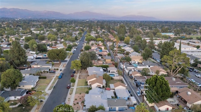 16908 Los Alimos St, Granada Hills, CA 91344 - aerial view at dusk of a residential view and a mountain view