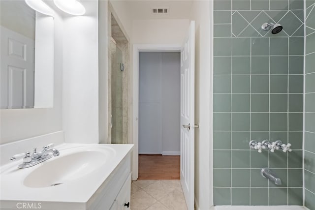 16908 Los Alimos St, Granada Hills, CA 91344 - full bathroom featuring vanity and tile patterned floors