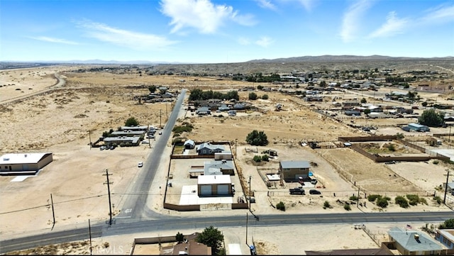 29246 Radio Rd, Barstow, CA 92311 - aerial overview of property's location with mountains and rural landscape