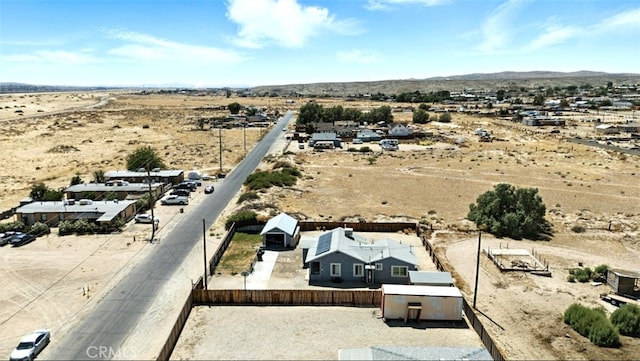 29246 Radio Rd, Barstow, CA 92311 - aerial view of sparsely populated area featuring a desert landscape and mountains