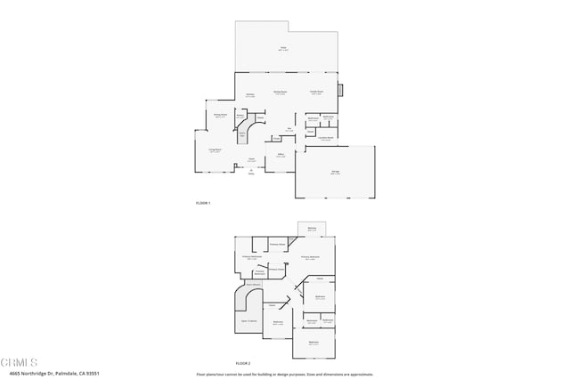 4665 Northridge Dr, Palmdale, CA 93551 - view of floor plan / room layout