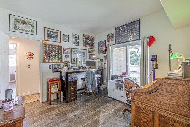 4665 Northridge Dr, Palmdale, CA 93551 - office space with wood finished floors