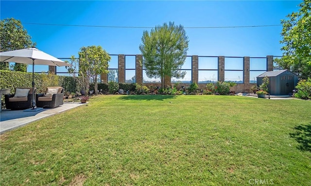 25532 Maximus St, Mission Viejo, CA 92675 - view of green lawn with a storage unit