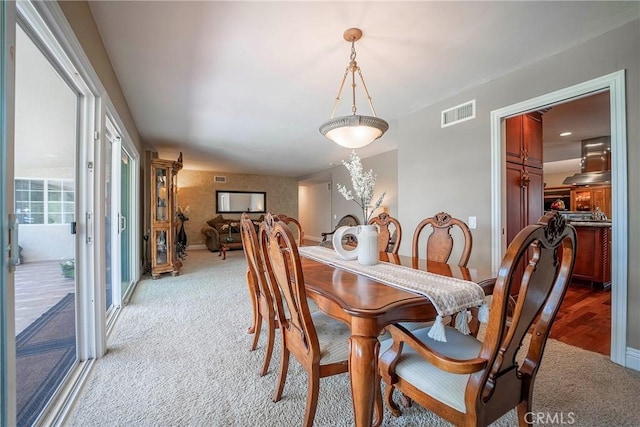 25532 Maximus St, Mission Viejo, CA 92675 - dining space featuring light colored carpet and baseboards