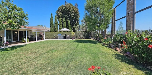 25532 Maximus St, Mission Viejo, CA 92675 - fenced backyard with a patio area