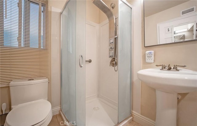 25532 Maximus St, Mission Viejo, CA 92675 - bathroom with a stall shower and tile patterned floors