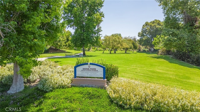 25532 Maximus St, Mission Viejo, CA 92675 - view of home's community featuring a lawn and view of wooded area