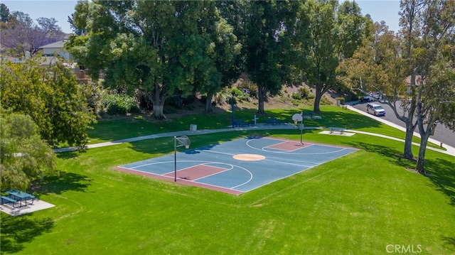 25532 Maximus St, Mission Viejo, CA 92675 - view of basketball court featuring community basketball court and a lawn