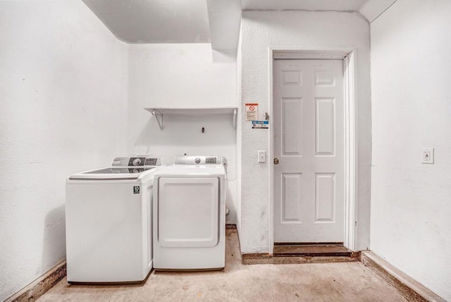 1250 Pinnacle Peak, Chula Vista, CA 91915 - laundry area with washer and clothes dryer and baseboards