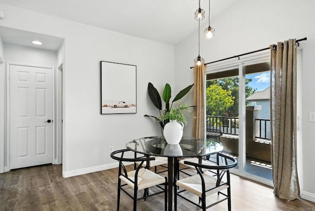 1250 Pinnacle Peak, Chula Vista, CA 91915 - dining room with wood finished floors and recessed lighting
