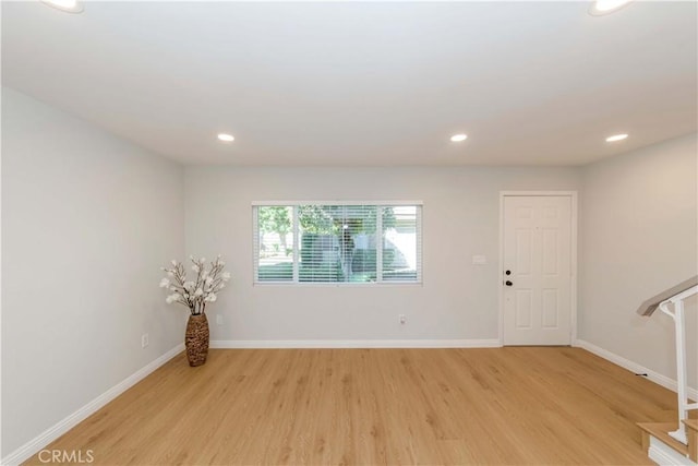 918 Huntington Dr Unit O, Duarte, CA 91010 - spare room with light wood-style floors and recessed lighting