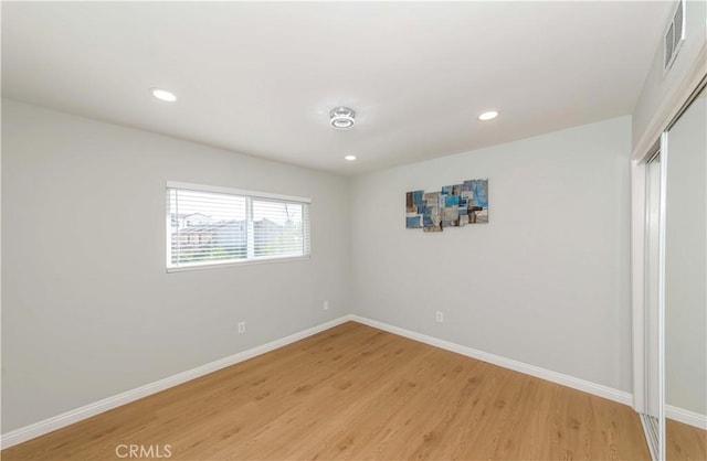 918 Huntington Dr Unit O, Duarte, CA 91010 - unfurnished room featuring light wood finished floors and recessed lighting