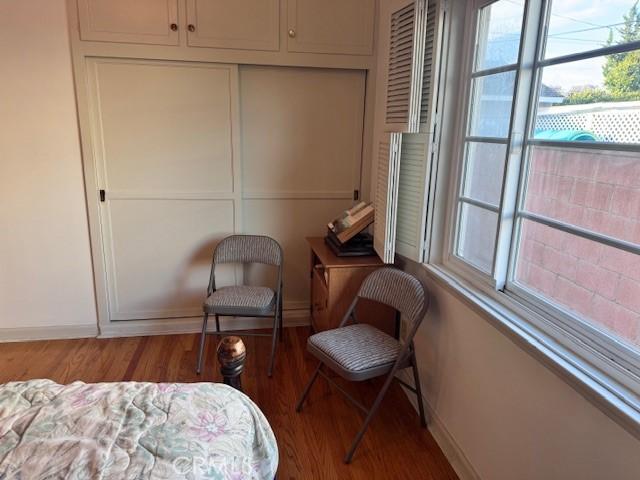 15945 Lashburn St, Whittier, CA 90603 - bedroom with wood finished floors and a closet