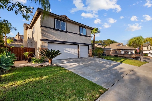 31772 Ridgeview Dr, Lake Elsinore, CA 92532 - traditional home with concrete driveway, an attached garage, and stucco siding