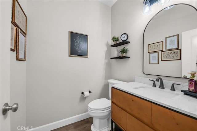 33303 Barmetta Ln, Temecula, CA 92592 - bathroom with vanity and wood finished floors