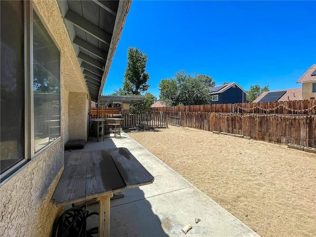 37543 Royal Ct, Palmdale, CA 93552 - fenced backyard with a patio area