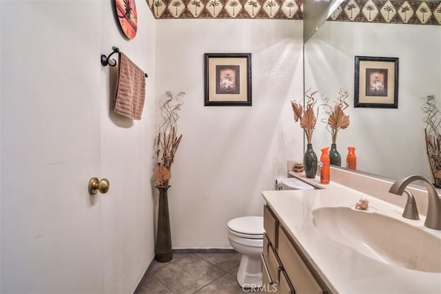 7331 Belpine Pl Unit 31, Rancho Cucamonga, CA 91730 - bathroom with tile patterned floors and vanity