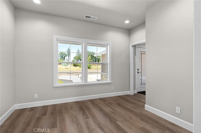 1906 Crandall Way, Paradise, CA 95969 - unfurnished room with recessed lighting and wood finished floors